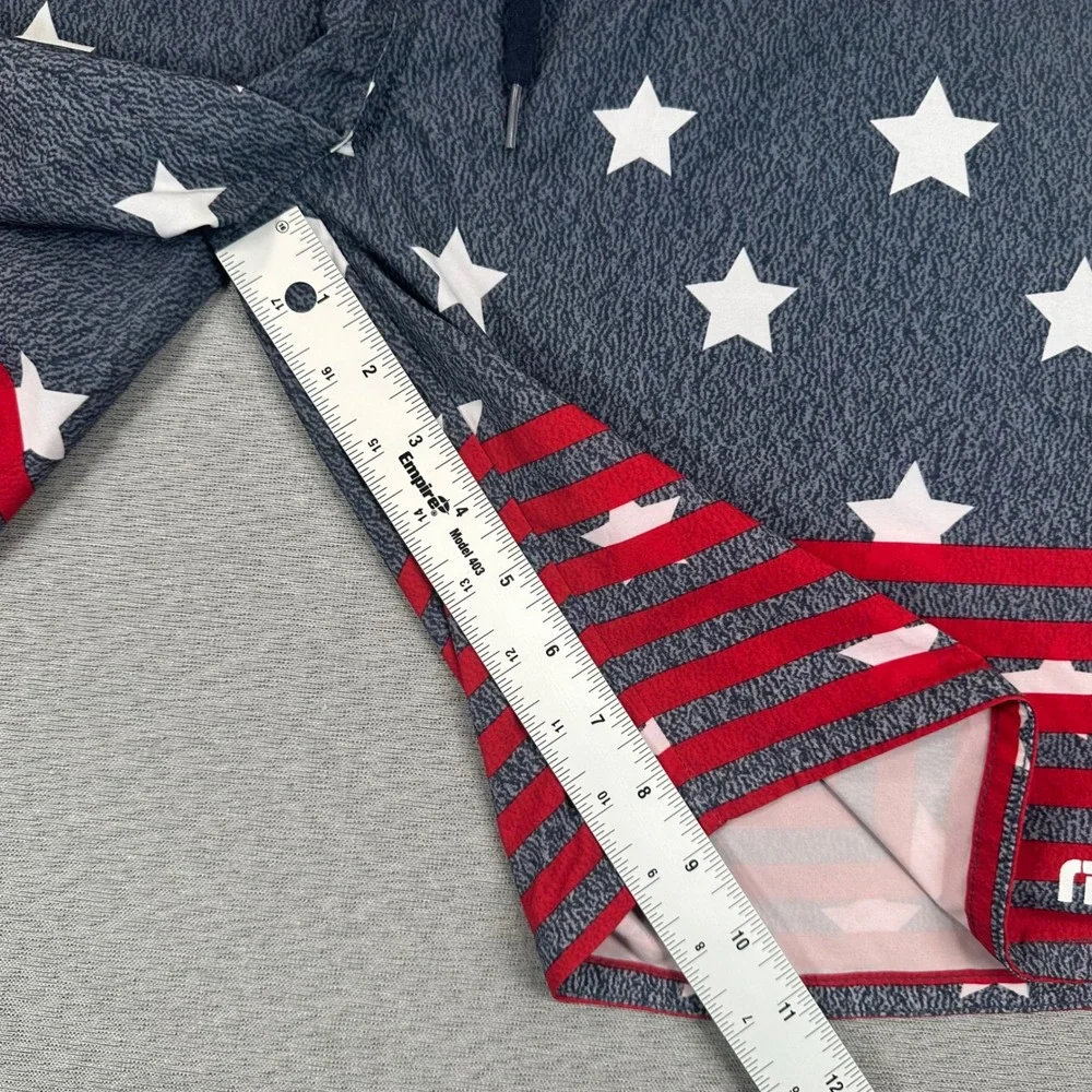 Travis Mathew Board Shorts Men 34 Stars and Stripes Navy Red White USA Patriotic